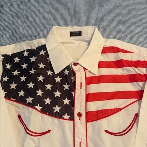 Quince Patriotic Stars and Stripes Shirt